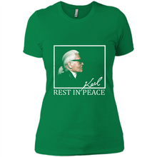 Load image into Gallery viewer, Karl Lagerfeld rest in peace shirt