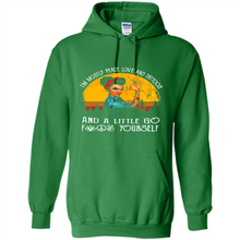 Load image into Gallery viewer, I’m mostly peace, love and tattoos and a little go fuck yourself shirt