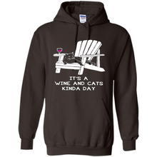 Load image into Gallery viewer, It’s a wine and cats kinda day shirt