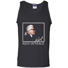 Load image into Gallery viewer, Karl Lagerfeld rest in peace shirt