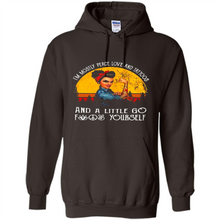 Load image into Gallery viewer, I’m mostly peace, love and tattoos and a little go fuck yourself shirt