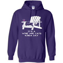 Load image into Gallery viewer, It’s a wine and cats kinda day shirt