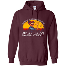 Load image into Gallery viewer, I’m mostly peace, love and tattoos and a little go fuck yourself shirt