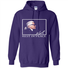 Load image into Gallery viewer, Karl Lagerfeld rest in peace shirt