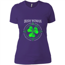 Load image into Gallery viewer, Irish woman the soul of an angel the fire of a lioness shirt