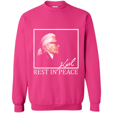 Load image into Gallery viewer, Karl Lagerfeld rest in peace shirt