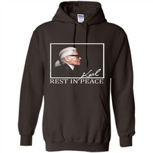 Load image into Gallery viewer, Karl Lagerfeld rest in peace shirt