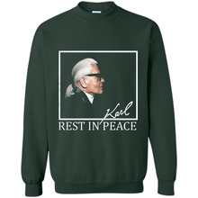 Load image into Gallery viewer, Karl Lagerfeld rest in peace shirt