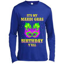 Load image into Gallery viewer, It’s my Mardi Gras Birthday y’all shirt