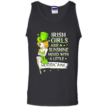 Load image into Gallery viewer, Irish girls are sunshine mixed with a little hurricane shirt