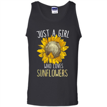 Load image into Gallery viewer, Just a girl who loves sunflowers shirt