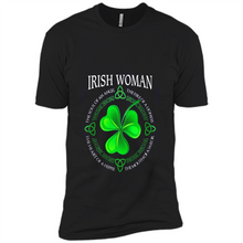 Load image into Gallery viewer, Irish woman the soul of an angel the fire of a lioness shirt