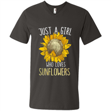 Load image into Gallery viewer, Just a girl who loves sunflowers shirt