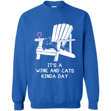 Load image into Gallery viewer, It’s a wine and cats kinda day shirt