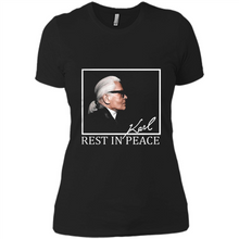 Load image into Gallery viewer, Karl Lagerfeld rest in peace shirt