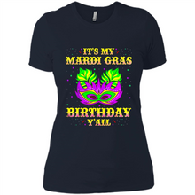 Load image into Gallery viewer, It’s my Mardi Gras Birthday y’all shirt