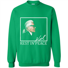 Load image into Gallery viewer, Karl Lagerfeld rest in peace shirt