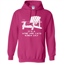 Load image into Gallery viewer, It’s a wine and cats kinda day shirt