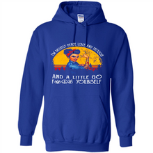 Load image into Gallery viewer, I’m mostly peace, love and tattoos and a little go fuck yourself shirt