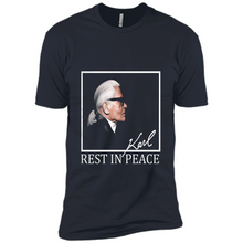Load image into Gallery viewer, Karl Lagerfeld rest in peace shirt