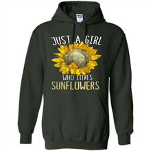 Load image into Gallery viewer, Just a girl who loves sunflowers shirt