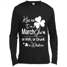 Load image into Gallery viewer, Kiss Me I’m A March Girl Or Irish Or Drunk On Whatever Shirt