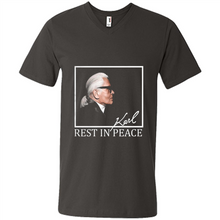 Load image into Gallery viewer, Karl Lagerfeld rest in peace shirt