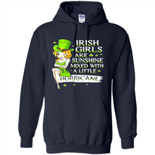 Load image into Gallery viewer, Irish girls are sunshine mixed with a little hurricane shirt