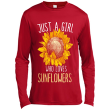 Load image into Gallery viewer, Just a girl who loves sunflowers shirt