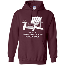 Load image into Gallery viewer, It’s a wine and cats kinda day shirt