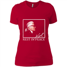 Load image into Gallery viewer, Karl Lagerfeld rest in peace shirt