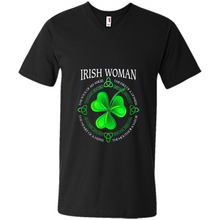 Load image into Gallery viewer, Irish woman the soul of an angel the fire of a lioness shirt