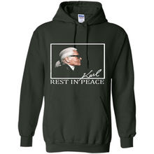 Load image into Gallery viewer, Karl Lagerfeld rest in peace shirt