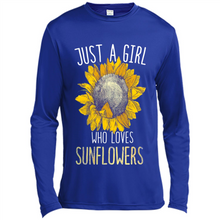 Load image into Gallery viewer, Just a girl who loves sunflowers shirt