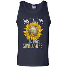 Load image into Gallery viewer, Just a girl who loves sunflowers shirt