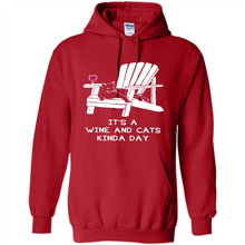 Load image into Gallery viewer, It’s a wine and cats kinda day shirt