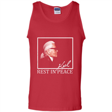 Load image into Gallery viewer, Karl Lagerfeld rest in peace shirt