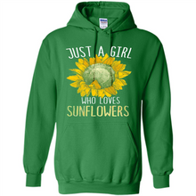 Load image into Gallery viewer, Just a girl who loves sunflowers shirt