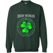 Load image into Gallery viewer, Irish woman the soul of an angel the fire of a lioness shirt