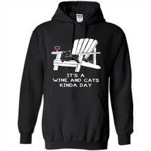 Load image into Gallery viewer, It’s a wine and cats kinda day shirt
