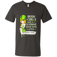 Load image into Gallery viewer, Irish girls are sunshine mixed with a little hurricane shirt