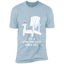 Load image into Gallery viewer, It’s a wine and cats kinda day shirt