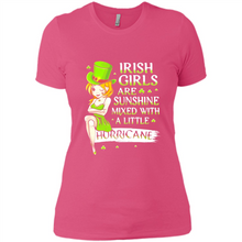 Load image into Gallery viewer, Irish girls are sunshine mixed with a little hurricane shirt