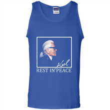 Load image into Gallery viewer, Karl Lagerfeld rest in peace shirt