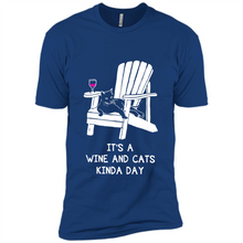 Load image into Gallery viewer, It’s a wine and cats kinda day shirt