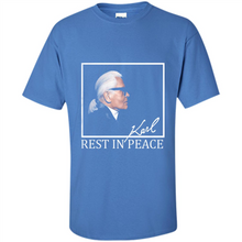Load image into Gallery viewer, Karl Lagerfeld rest in peace shirt