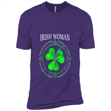 Load image into Gallery viewer, Irish woman the soul of an angel the fire of a lioness shirt