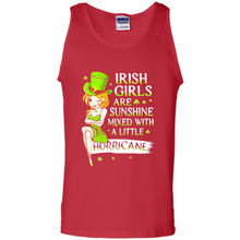 Load image into Gallery viewer, Irish girls are sunshine mixed with a little hurricane shirt
