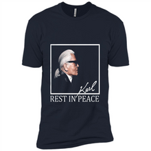 Load image into Gallery viewer, Karl Lagerfeld rest in peace shirt