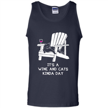 Load image into Gallery viewer, It’s a wine and cats kinda day shirt